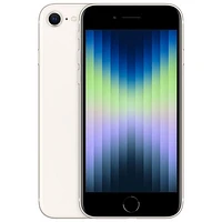 Fido Apple iPhone SE 64GB (3rd Generation) - Starlight - Monthly Financing