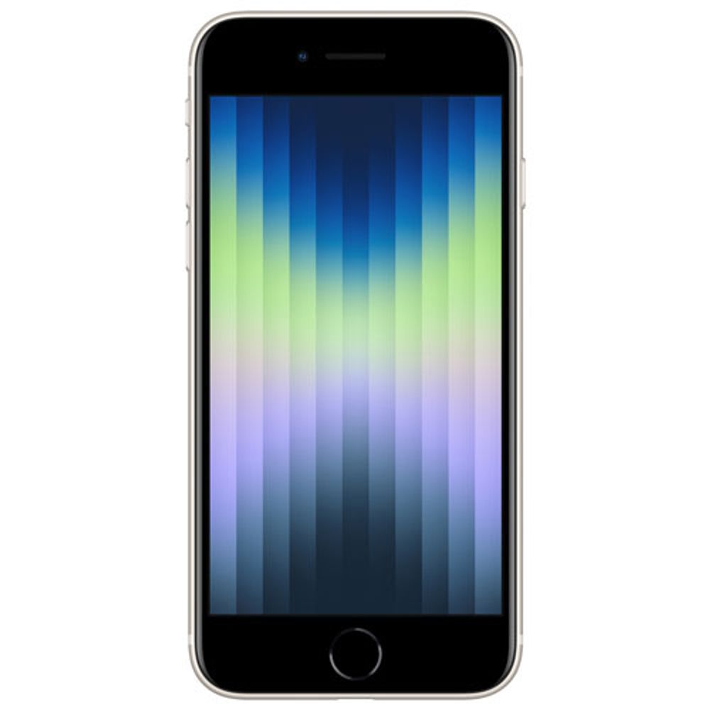TELUS Apple iPhone SE 64GB (3rd Generation) - Starlight - Monthly Financing