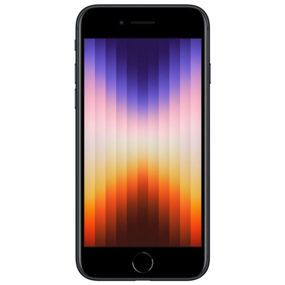 TELUS Apple iPhone SE 64GB (3rd Generation) - Midnight - Monthly Financing