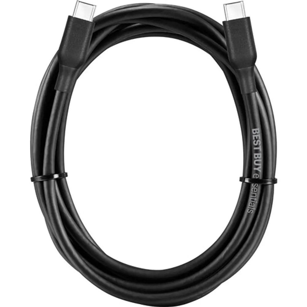 Best Buy Essentials 2.7m (8.9 ft.) USB-C to USB-C Cable (BE-MCC922K-C)