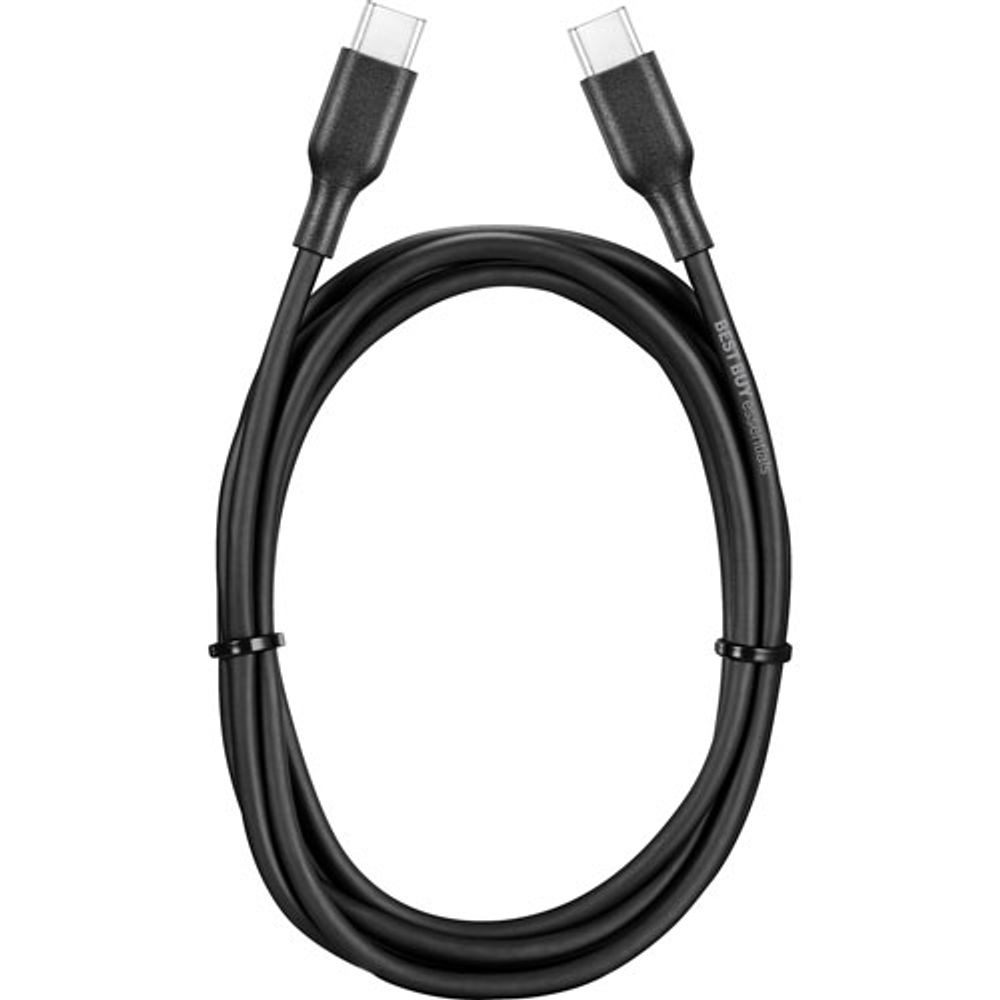 Best Buy Essentials 1.5m (4.9 ft.) USB-C to USB-C Cable (BE-MCC522K-C)