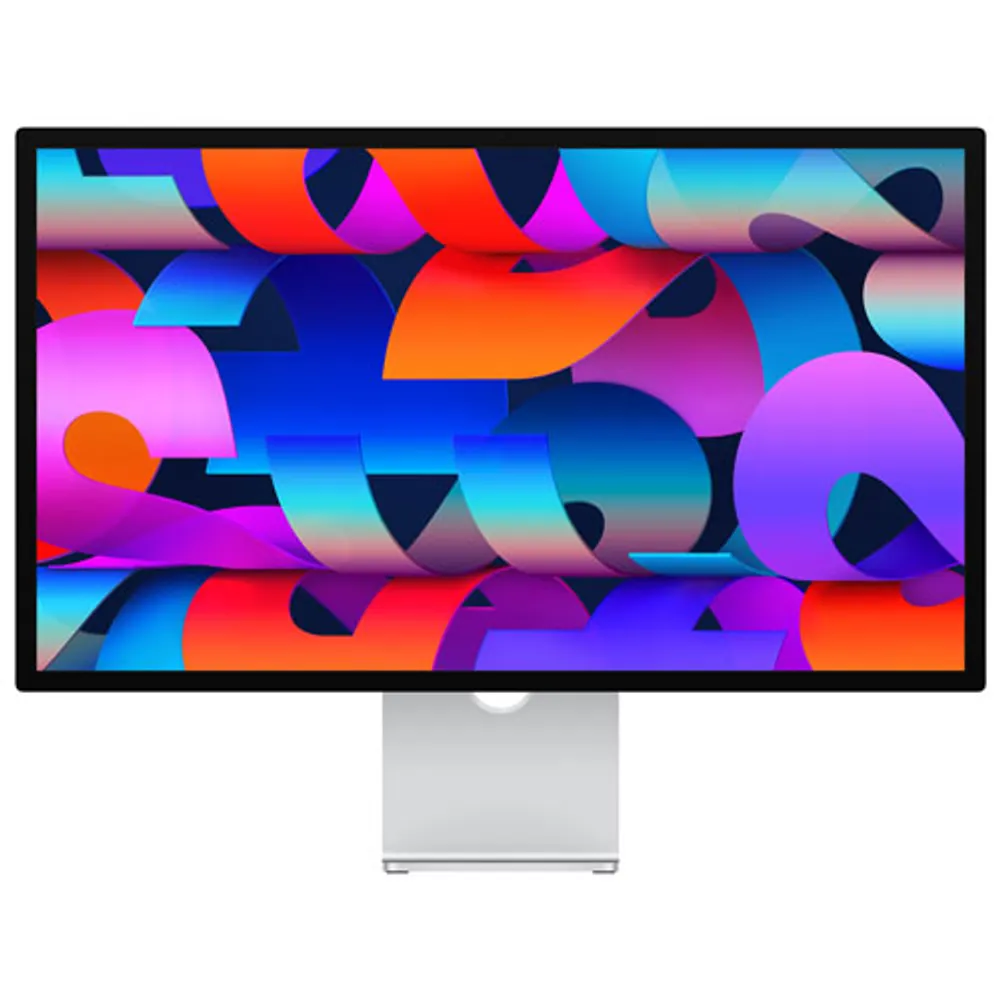 Apple Studio Display 27" 5K Retina Nano-Texture Glass Tilt-Adjustable Monitor (MMYW3VC/A) - Silver