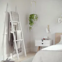 Umbra Leana Ladder Clothes/Towel Rack - White