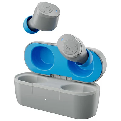 Skullcandy Jib 2 In-Ear Sound Isolating True Wireless Earbuds - Light Grey/Blue