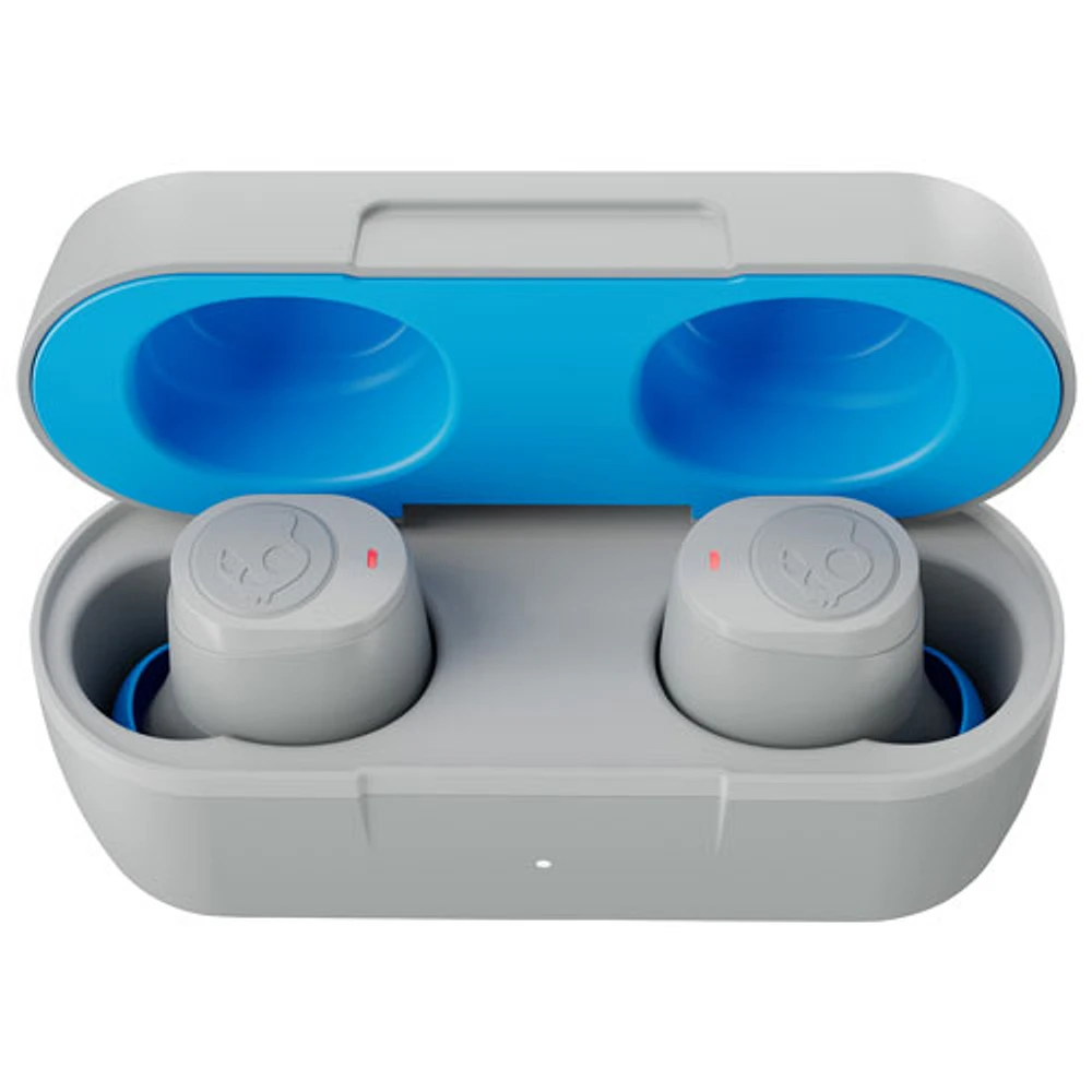 Skullcandy Jib 2 In-Ear Sound Isolating True Wireless Earbuds - Light Grey/Blue