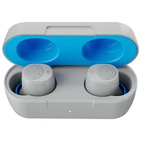 Skullcandy Jib 2 In-Ear Sound Isolating True Wireless Earbuds - Light Grey/Blue