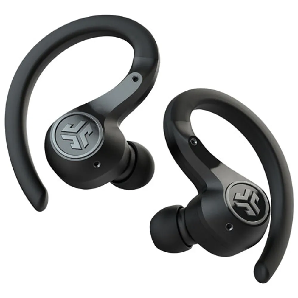 JLab Epic Air Sport In-Ear Noise Cancelling True Wireless Earbuds - Black
