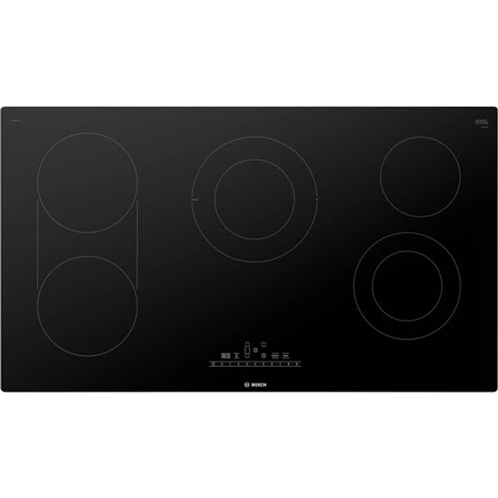 Surface de cuisson électrique de 36 po à 5 éléments de Bosch (NET8669UC) - Noir