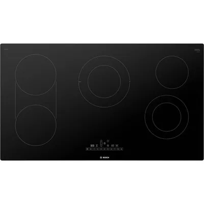 Bosch 36" 5-Element Electric Cooktop (NET8669UC) - Black