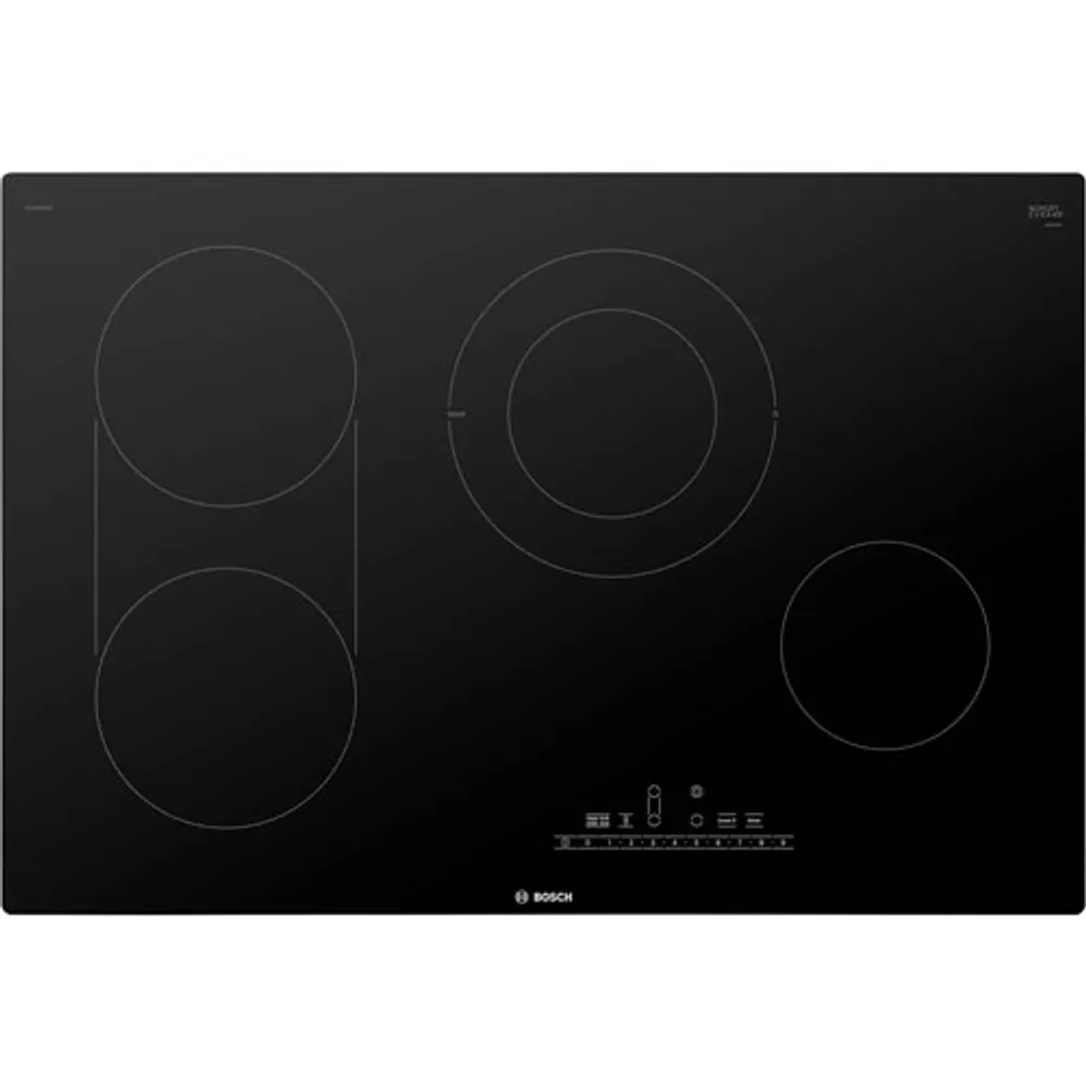 Bosch 30" 4-Element Electric Cooktop (NET8069UC) - Black