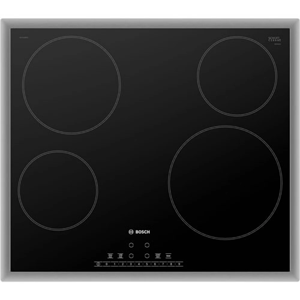 Surface de cuisson électrique de 24 po à 4 éléments de Bosch (NET5469SC) - Noir