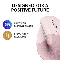 Logitech Lift Vertical Ergonomic 4000 DPI Wireless Mouse