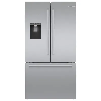 Bosch 36" 26 Cu. Ft. French Door Refrigerator with Water & Ice Dispenser (B36FD50SNS) - Stainless Steel