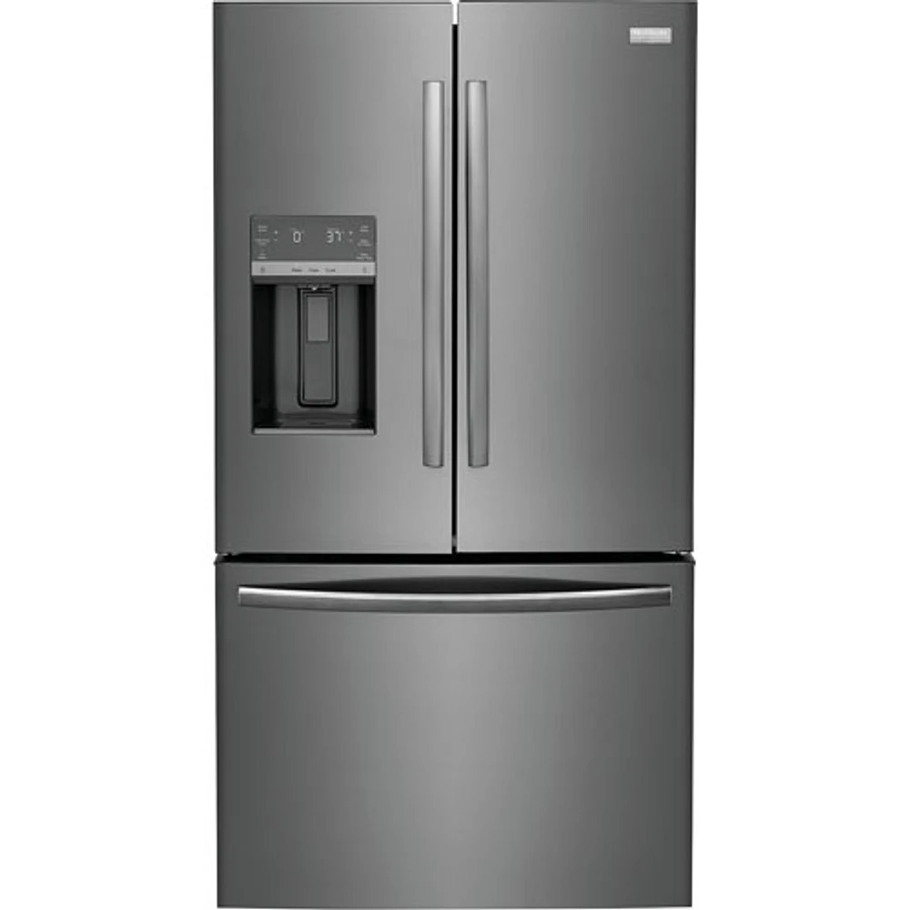 Frigidaire Gallery 36" French Door Refrigerator w/ Water/Ice Dispenser (GRFS2853AD) -Black Stainless