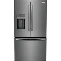 Frigidaire Gallery 36" French Door Refrigerator w/ Water/Ice Dispenser (GRFS2853AD) -Black Stainless