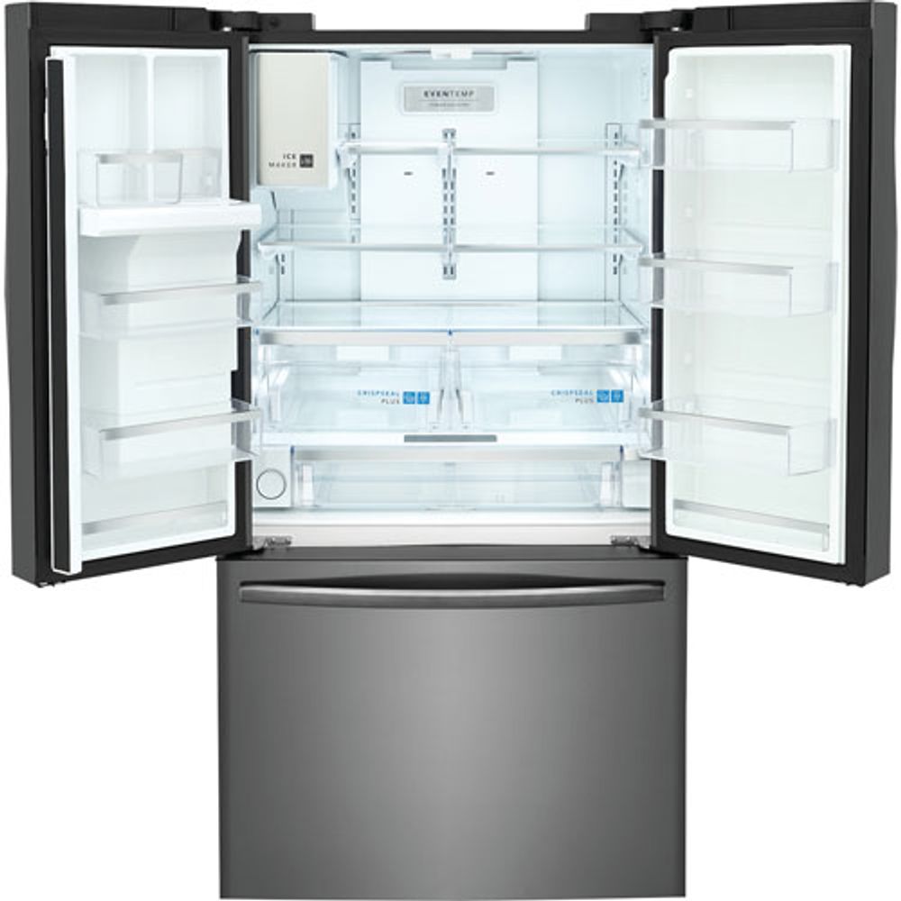 Frigidaire Gallery 36" French Door Refrigerator w/ Water/Ice Dispenser (GRFS2853AD) -Black Stainless