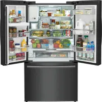 Frigidaire Gallery 36" French Door Refrigerator w/ Water Dispenser (GRFC2353AD) -Black Stainless Steel