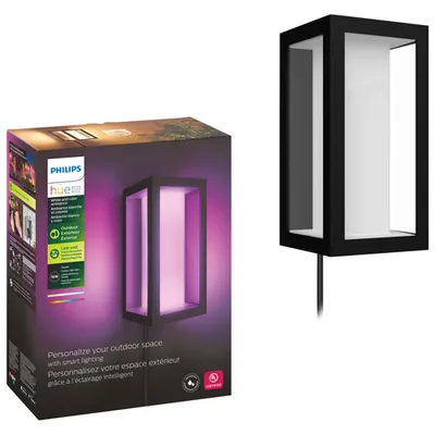 Philips Hue Impress LED Outdoor Wall Lantern - White & Colour Ambiance