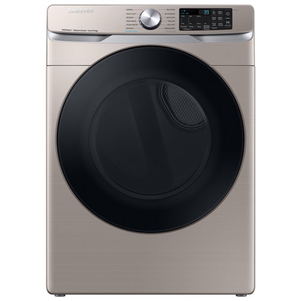 Samsung 7.5 Cu. Ft. Electric Steam Dryer (DVE45B6305C/AC) - Champagne