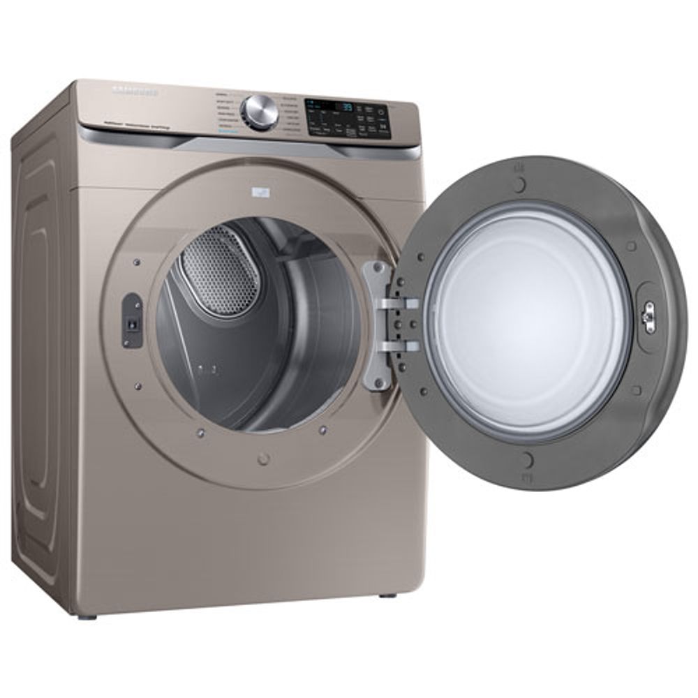 Samsung 7.5 Cu. Ft. Electric Steam Dryer (DVE45B6305C/AC) - Champagne