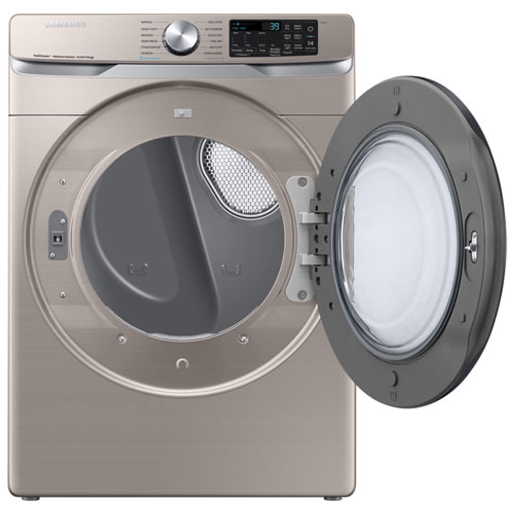 Samsung 7.5 Cu. Ft. Electric Steam Dryer (DVE45B6305C/AC) - Champagne