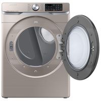 Samsung 7.5 Cu. Ft. Electric Steam Dryer (DVE45B6305C/AC) - Champagne