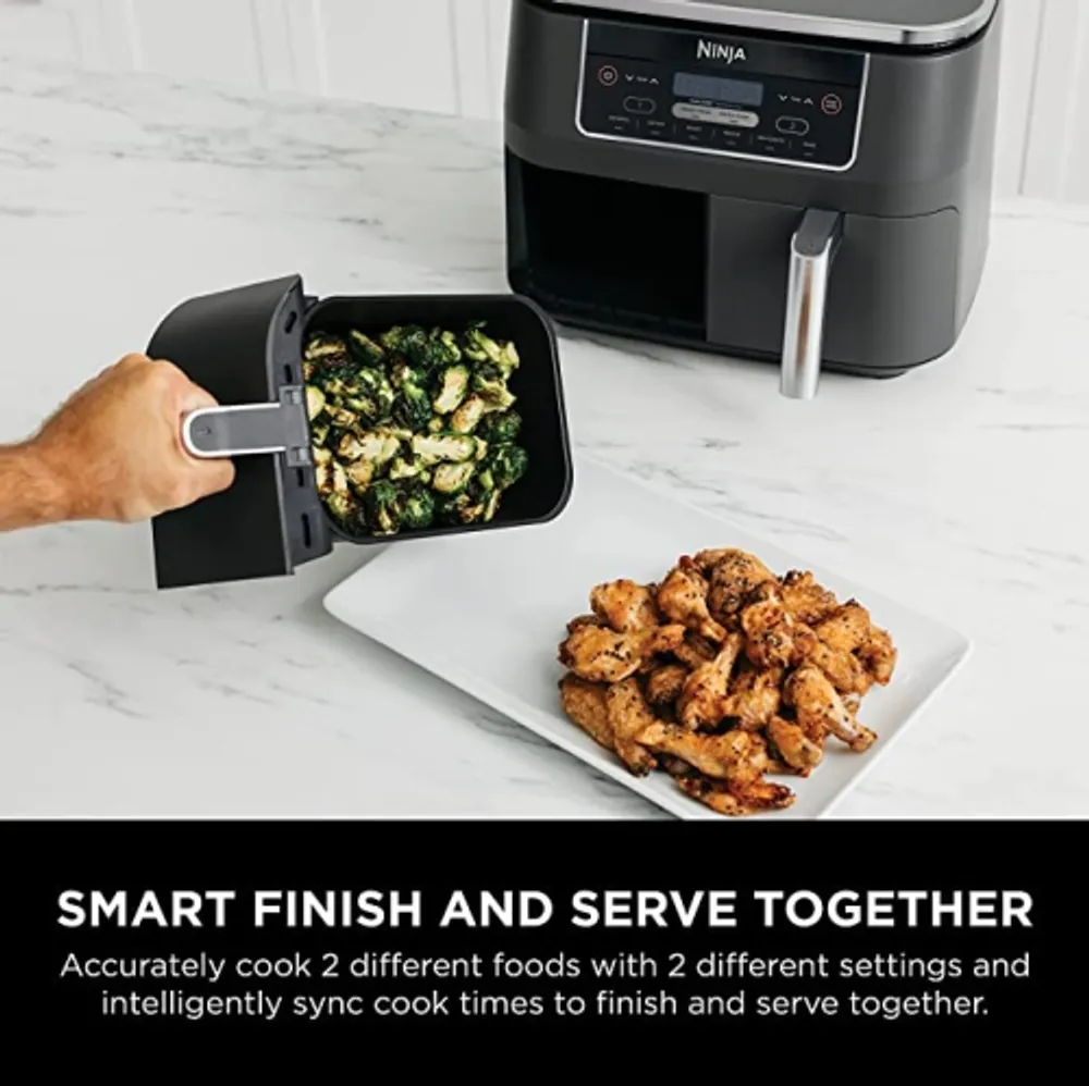 Ninja DZ550 Foodi 10 Quart 6-in-1 DualZone Smart XL Air Fryer $129.99