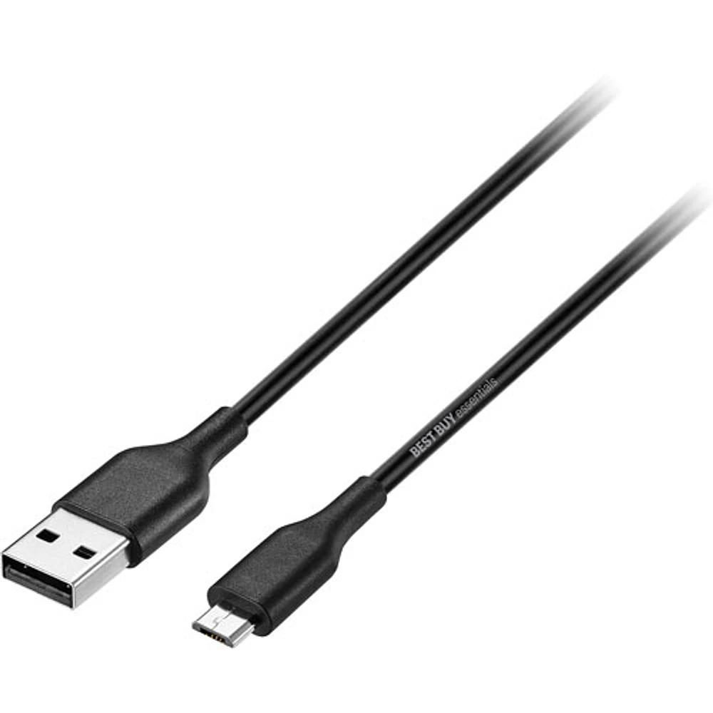 Best Buy Essentials 0.9m (3 ft.) Micro USB/USB-A (BE-MMA322K-C)