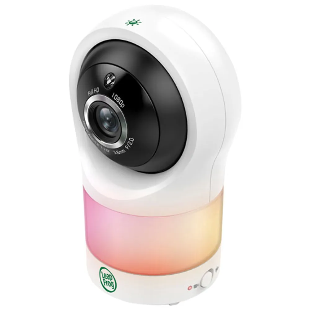 Interphone de surveillance vidéo Wi-Fi avec vision nocturne en couleur et zoom/pivot/inclinaison de LeapFrog (LF1911)