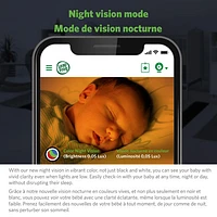LeapFrog Video Wi-Fi Baby Monitor with Colour Night Vision and Zoom/Pan/Tilt (LF1911)