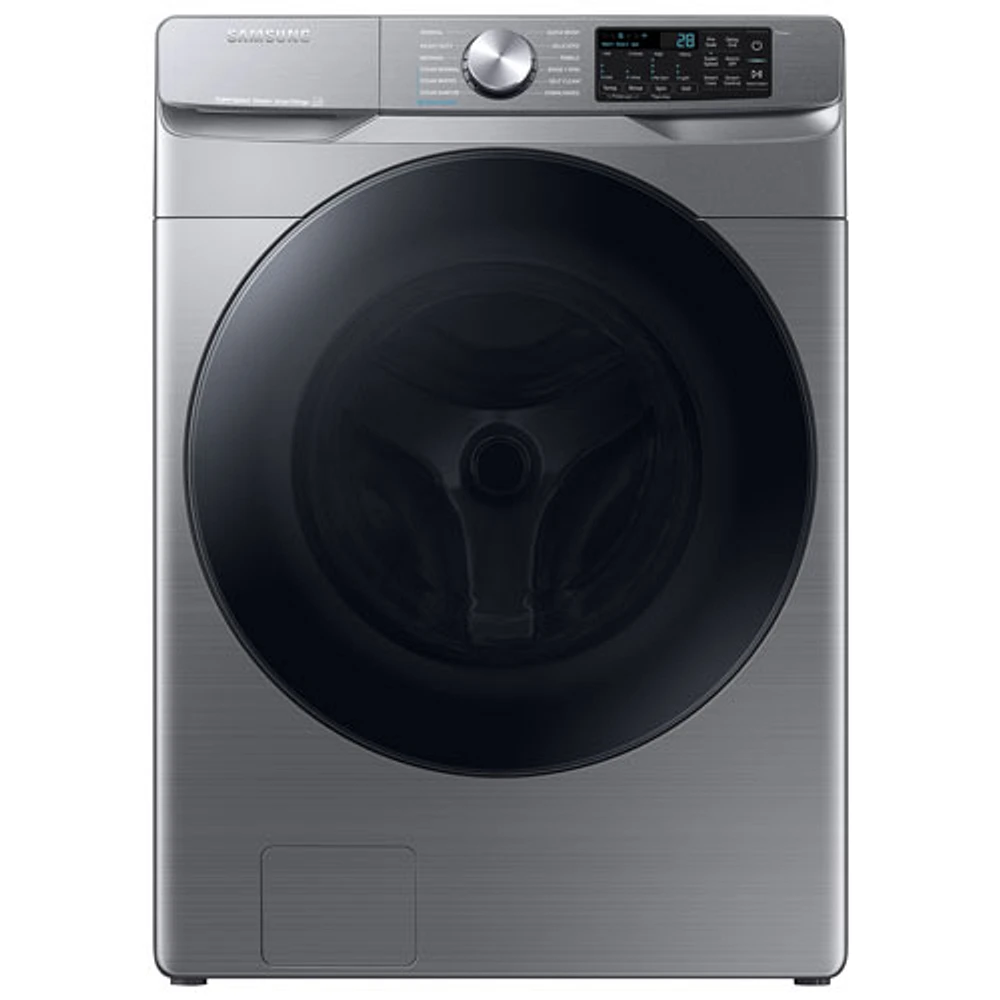 Samsung 5.2 Cu. Ft. High Efficiency Front Load Steam Washer (WF45B6300AP/US) - Platinum