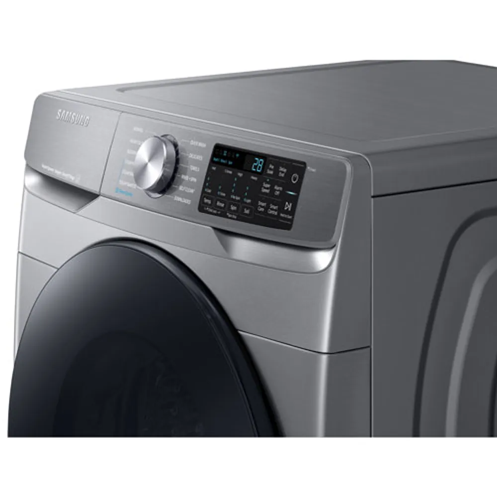 Samsung 5.2 Cu. Ft. High Efficiency Front Load Steam Washer (WF45B6300AP/US) - Platinum