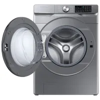 Samsung 5.2 Cu. Ft. High Efficiency Front Load Steam Washer (WF45B6300AP/US) - Platinum