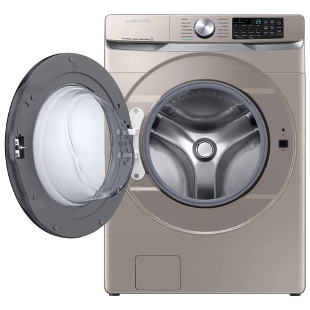 Samsung 5.2 Cu. Ft. High Efficiency Front Load Steam Washer (WF45B6300AC/US) - Champagne