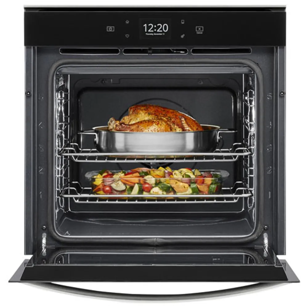 Whirlpool 23" 2.9 Cu. Ft. True Convection Electric Wall Oven (YWOS52ES4MZ) - Stainless Steel