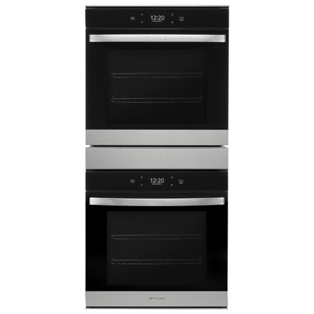 Whirlpool 23" 5.80 Cu. Ft. Double True Convection Electric Wall Oven (WOD52ES4MZ) - Fingerprint Resistant Stainless Steel