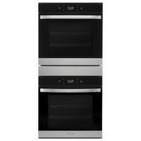 Whirlpool 23" 5.80 Cu. Ft. Double True Convection Electric Wall Oven (WOD52ES4MZ) - Fingerprint Resistant Stainless Steel