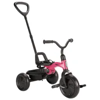 Tricycle à pédales/à pousser de 9 po pour enfants Tricycoo de Joovy - Rose