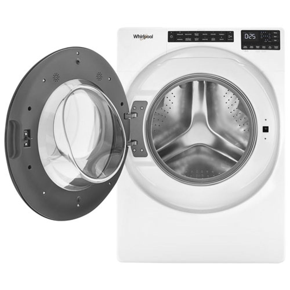 Whirlpool 5.2 Cu. Ft. High Efficiency Front Load Steam Washer (WFW5605MW) - White