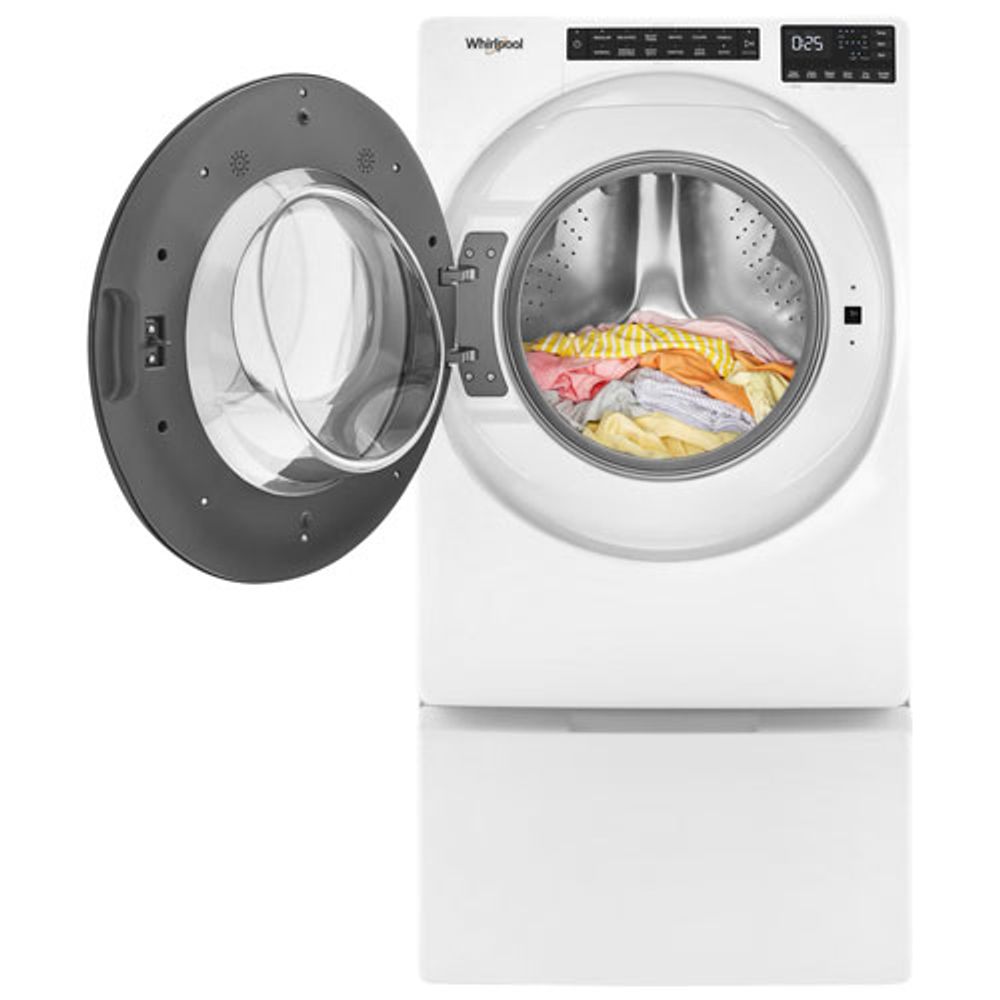 Whirlpool 5.2 Cu. Ft. High Efficiency Front Load Steam Washer (WFW5605MW) - White