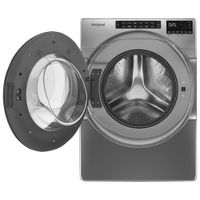 Whirlpool 5.2 Cu. Ft. High Efficiency Front Load Steam Washer (WFW5605MC) - Chrome Shadow