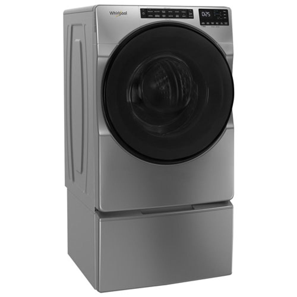 Whirlpool 5.2 Cu. Ft. High Efficiency Front Load Steam Washer (WFW5605MC) - Chrome Shadow