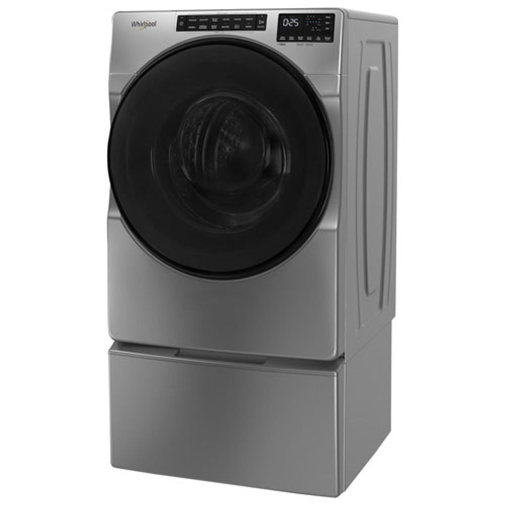 Whirlpool 5.2 Cu. Ft. High Efficiency Front Load Steam Washer (WFW5605MC) - Chrome Shadow