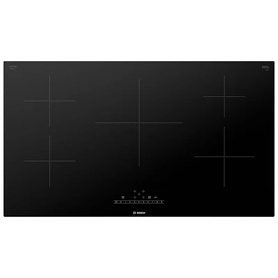 Surface de cuisson à induction de 36 po à 5 éléments de Bosch (NIT5660UC) - Noir