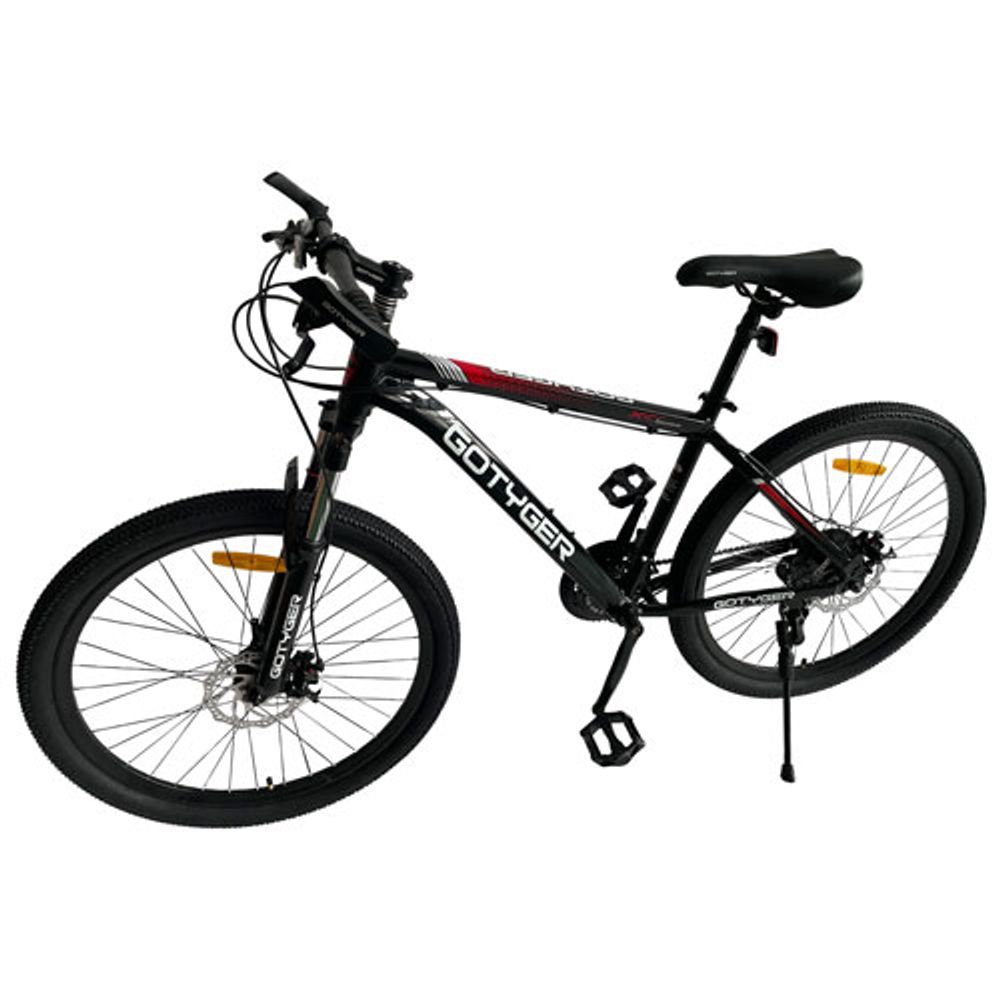 GoTyger 26" 24-Speed Mountain Bike - Black