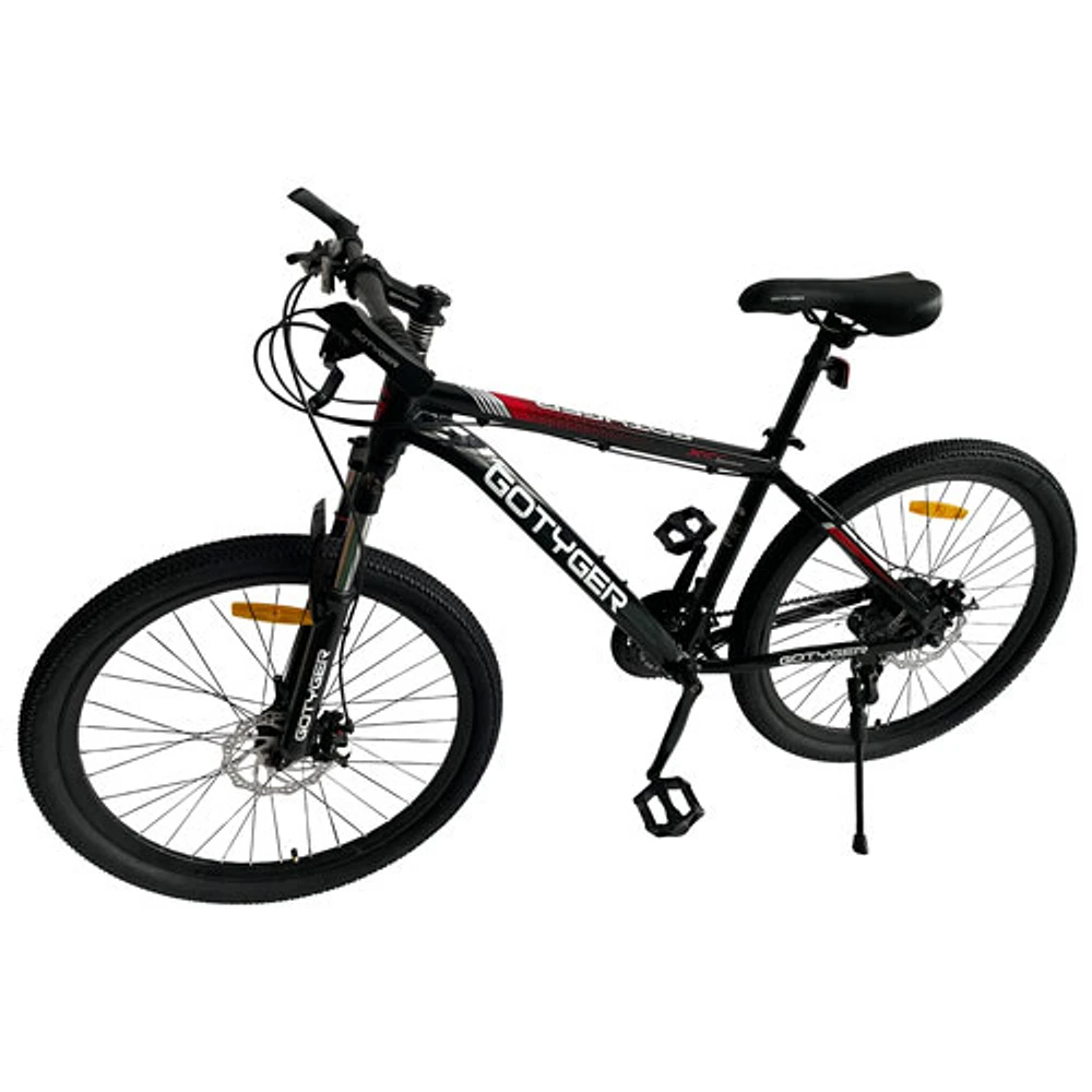 GoTyger 26" 24-Speed Mountain Bike - Black