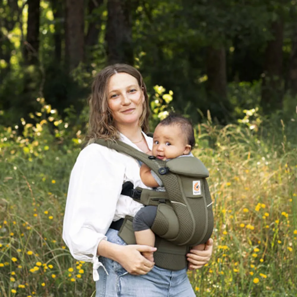 Ergobaby Omni Breeze Four Position Baby Carrier - Olive Green
