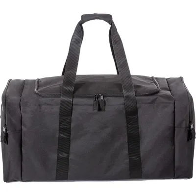 Jetstream Heavy Duty Multi Pocket Large Sports Gym Equipment 3-Pocket Travel Duffel Bag (32 Inch, Black)