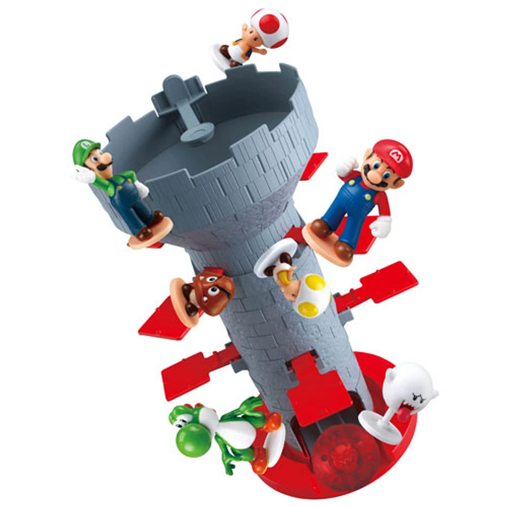 Jeu d'équilibre de table Super Mario Blow Up! Shaky Tower d'Epoch