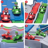 Epoch Super Mario Kart Racing Deluxe Obstacle Course Game